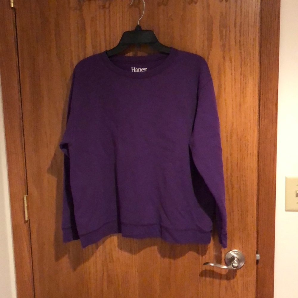 🍓Hanes Purple Sweatshirt